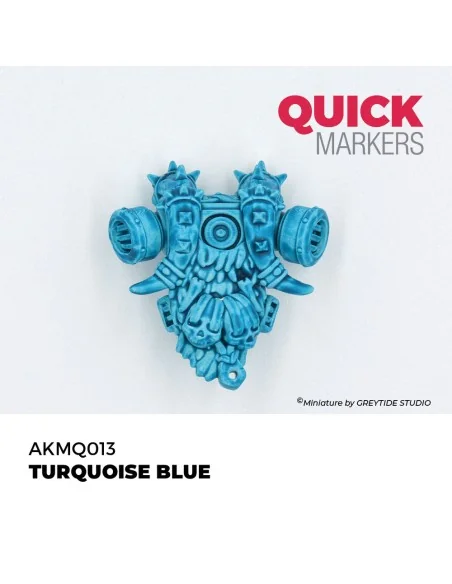 TURQUOISE BLUE - QUICK MARKER - AK Interactive AKMQ013
