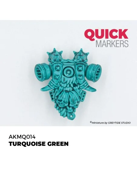 TURQUOISE GREEN - QUICK MARKER - AK Interactive AKMQ014