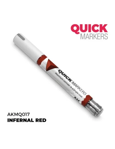 INFERNAL RED - QUICK MARKER - AK Interactive AKMQ017