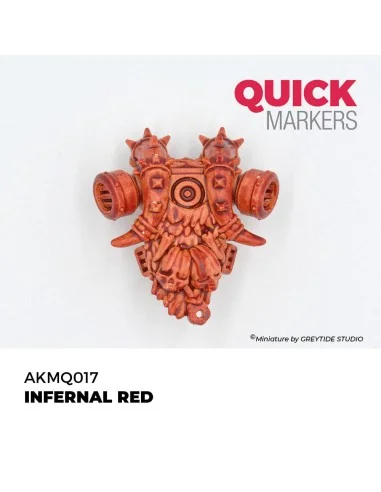 [NO_DESC] INFERNAL RED - QUICK MARKER - AK Interactive AKMQ017