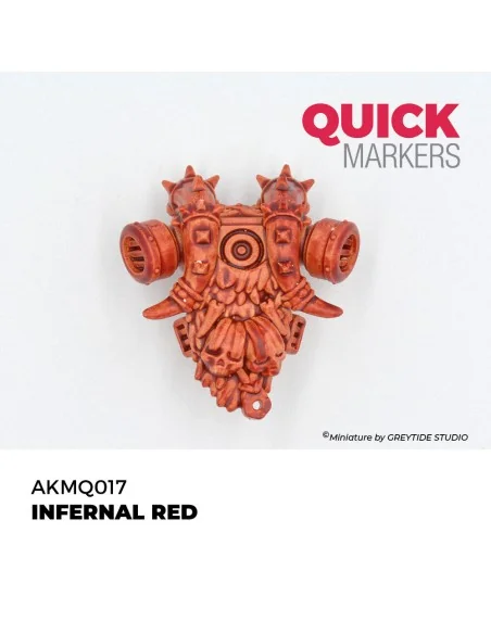 INFERNAL RED - QUICK MARKER - AK Interactive AKMQ017