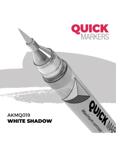 WHITE SHADOW - QUICK MARKER - AK Interactive AKMQ019