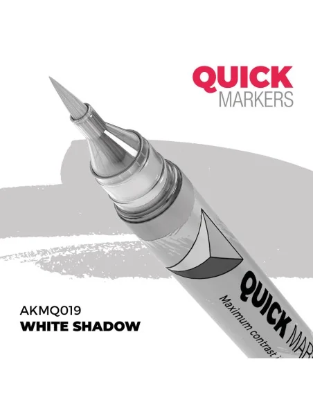 WHITE SHADOW - QUICK MARKER - AK Interactive AKMQ019