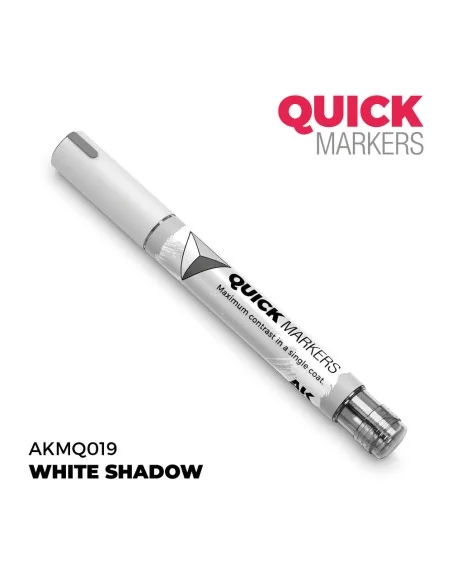 WHITE SHADOW - QUICK MARKER - AK Interactive AKMQ019