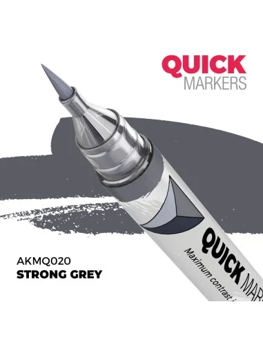 STRONG GREY - QUICK MARKER - AK Interactive AKMQ020