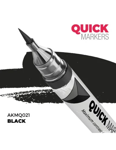 BLACK - QUICK MARKER - AK Interactive AKMQ021