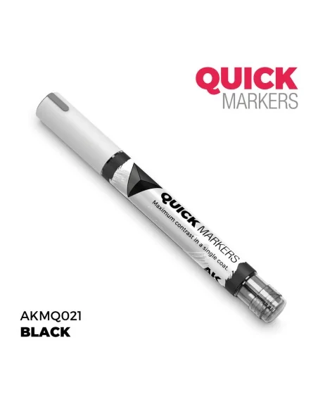 BLACK - QUICK MARKER - AK Interactive AKMQ021