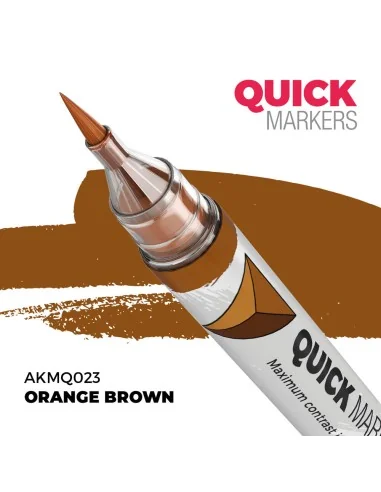 ORANGE BROWN - QUICK MARKER - AK Interactive AKMQ023