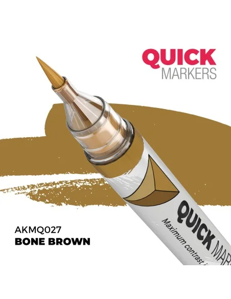 [NO_DESC] BONE BROWN - QUICK MARKER - AK Interactive AKMQ027