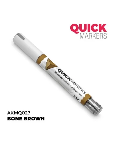 BONE BROWN - QUICK MARKER - AK Interactive AKMQ027