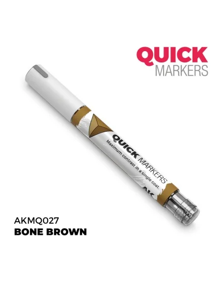 BONE BROWN - QUICK MARKER - AK Interactive AKMQ027