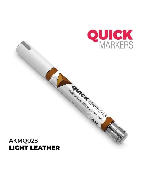 LIGHT LEATHER - QUICK MARKER - AK Interactive AKMQ028