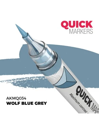 WOLF BLUE GREY - QUICK MARKER - AK Interactive AKMQ034