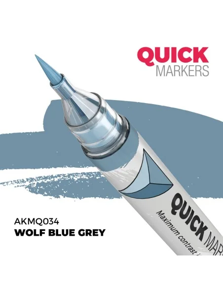 WOLF BLUE GREY - QUICK MARKER - AK Interactive AKMQ034