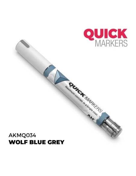 WOLF BLUE GREY - QUICK MARKER - AK Interactive AKMQ034