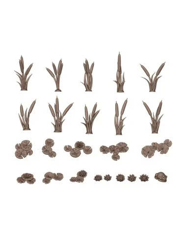 WATER LILIES & CATTAILS - AK Interactive AKBIT0024