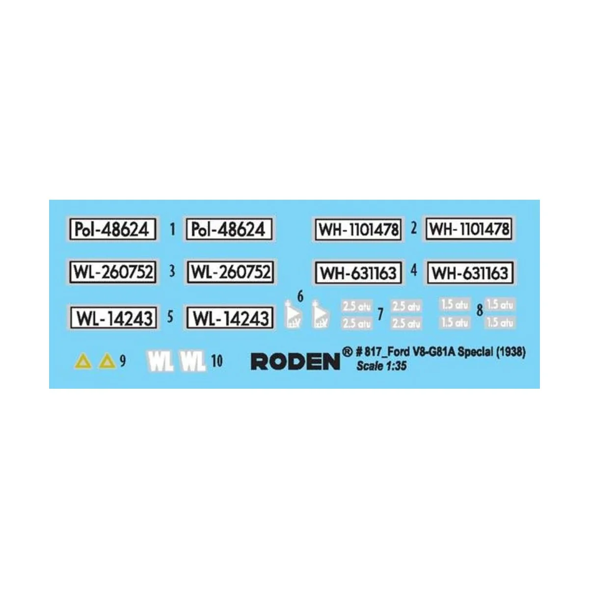 V8-G81A Special (1938) - Roden 817
