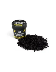 BLACK RUBBER BIG STONES 100ML - AK Interactive AK8315
