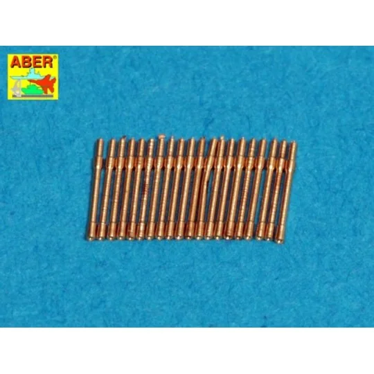 Set of 20 pcs 20mm barrels C/38, 1/400 - Aber Models RE-400-L04