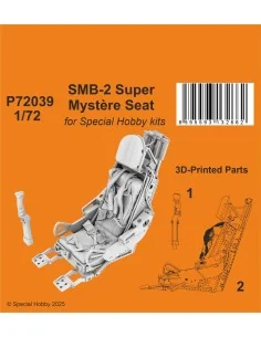 SMB-2 Super Mystère Seat for Special Hobby kits, 1/72 - CMK 129-P72039
