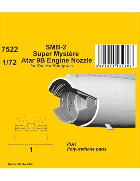 [NO_DESC] SMB-2 Super Mystère Atar 9B Engine Nozzle for Special Hob...