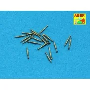 Set of 20 pcs QF 2-pdr (40mm) Mark VIII Pom-Pom - Aber Models RE-40...