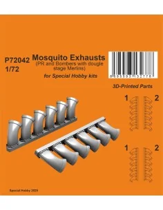 [NO_DESC] Mosquito Exhausts (PR and Bombers with two stage Merlins)...