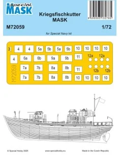 Kriegsfischkutter MASK, 1/72 - Special Hobby 100-M72059