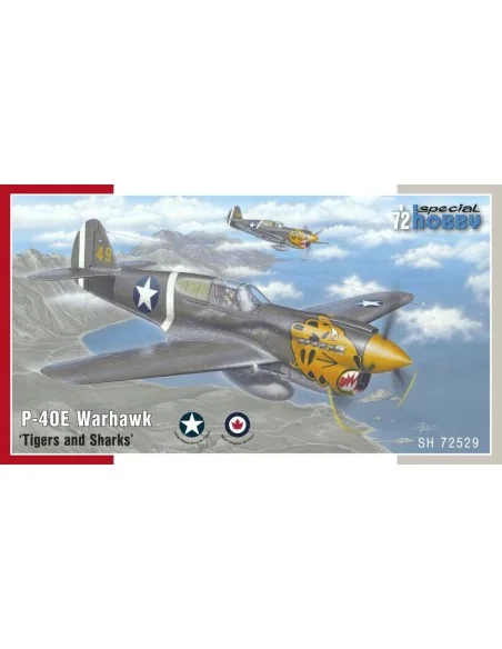 [NO_DESC] P-40E Warhawk 'Tigers and Sharks', 1/72 - Special Hobby 1...