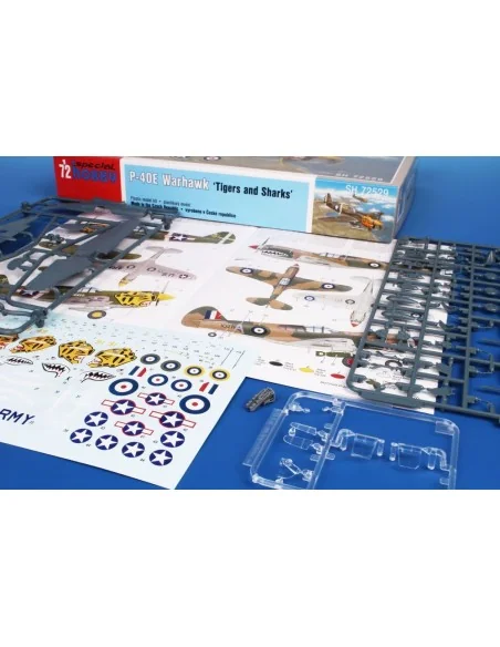 P-40E Warhawk 'Tigers and Sharks', 1/72 - Special Hobby 100-SH72529