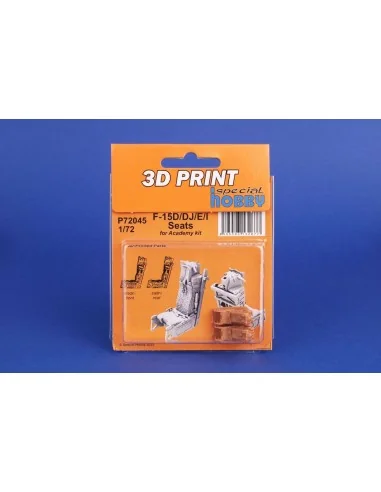 F-15D/DJ/E/I Seats for Academy, 1/72 - Special Hobby 129-P72045