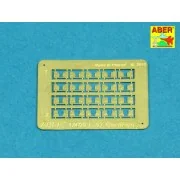 Set of 20 pcs 20mm L/70 Oerlikon barrels, 1/400 - Aber Models RE-40...