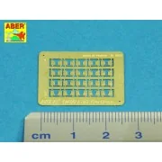 Set of 20 pcs 20mm L/70 Oerlikon barrels, 1/400 - Aber Models RE-40...