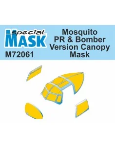 Mosquito PR & Bomber Version Canopy Mask, 1/72 - Special Hobby 100-...