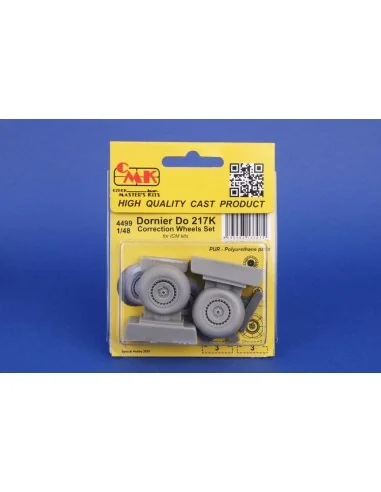Dornier Do 217 Wheels Correction Set for ICM, 1/48 - CMK 129-4499