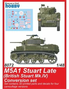 M5A1 Stuart Late (British) Conversion set for Tamiya, 1/48 - CMK 12...