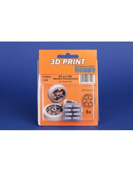M5 and M8 Welded Roadwheels for Tamiya, 1/48 - CMK 129-P48031