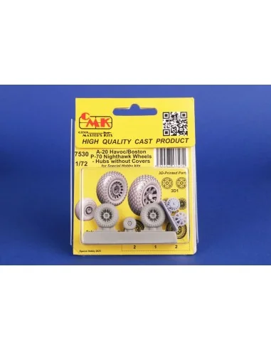 A-20 Havoc/Boston/ P-70 Nighthawk Wheels/ Hubs without Covers for S...
