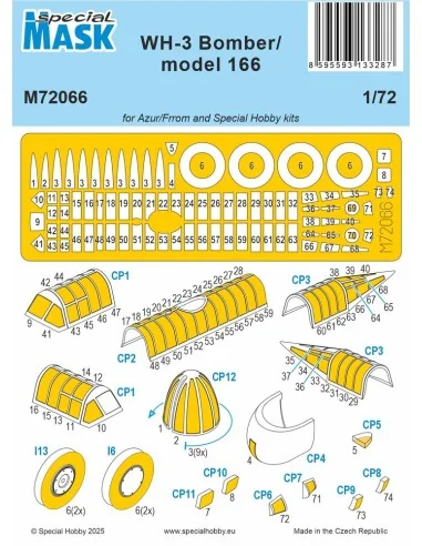 [NO_DESC] WH-3 Bomber / model 166 MASK, 1/72 - Special Hobby 100-M7...