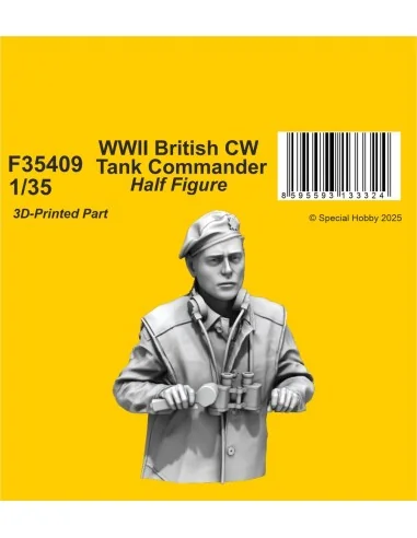 WWII British CW Tank Commander / Half Figure, 1/35 - CMK 129-F35409