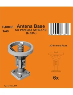 [NO_DESC] Antena Base for Wireless set No.19 (6 pcs.), 1/48 - CMK 1...
