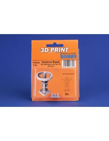 Antena Base for Wireless set No.19 (6 pcs.), 1/48 - CMK 129-P48036