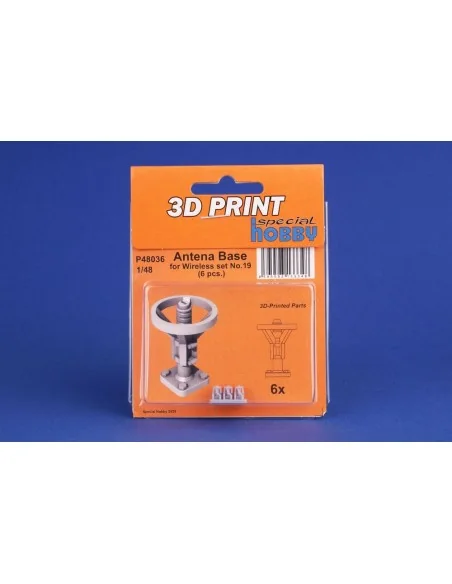 [NO_DESC] Antena Base for Wireless set No.19 (6 pcs.), 1/48 - CMK 1...