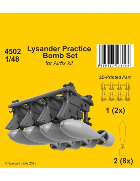 Lysander Practice Bomb Set for Airfix, 1/48 - CMK 129-4502