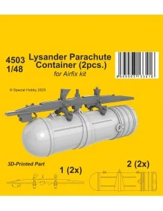 Lysander Parachute Container for Airfix, 1/48 - CMK 129-4503
