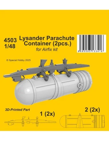 [NO_DESC] Lysander Parachute Container for Airfix, 1/48 - CMK 129-4503