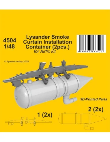 Lysander Smoke Curtain Installation Container for Airfix, 1/48 - CM...