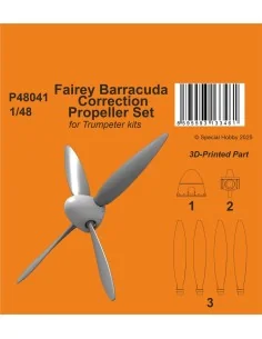 Fairey Barracuda Correction Propeller Set for Trumpeter, 1/48 - CMK...