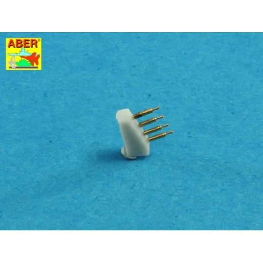 Set of 20 pcs (12,7mm) Vickers Mk.III - Aber Models RE-400-L10