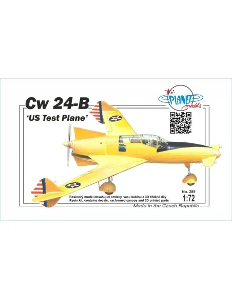 CW 24-B 'US Test Plane', 1/72 - Planet Models 129-PLT289